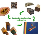 250.12 CUSTOMIZE your own Spring Mason Bee Home